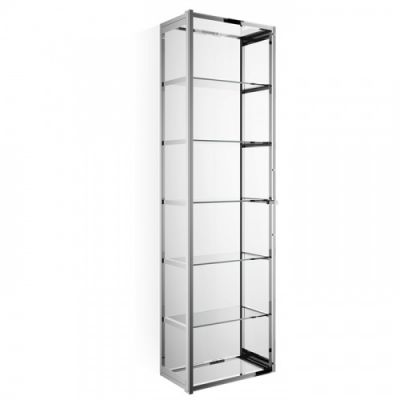 Decor Walther Glas S 4 Шкафчик подвесной 35x19x120см, стекло прозрачное, цвет: хром 602500