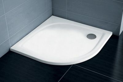 Поддон для душа из литого камня 80x80 Ravak Galaxy ELIPSO PRO-80 FLAT белый