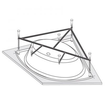 Каркас к ванне VAGNERPLAST Athena 150x150