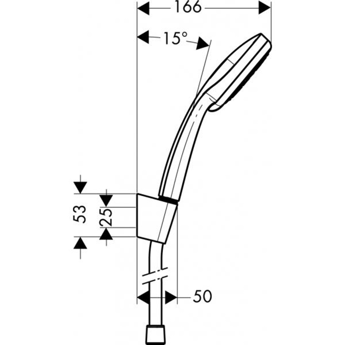 Hansgrohe Croma 100 Multi Ручной душ, цвет: хром 27593000