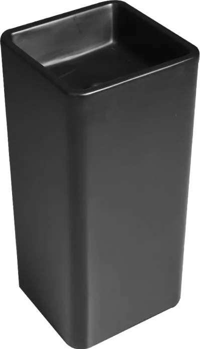 Раковина напольная Santiline черный матовый SL-4013MB