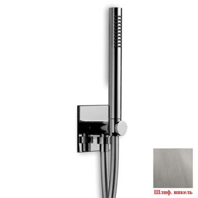 SD017A07Q AquaElite душевой гарнитур, из стекла и латуни, 1/2", шлиф. никель