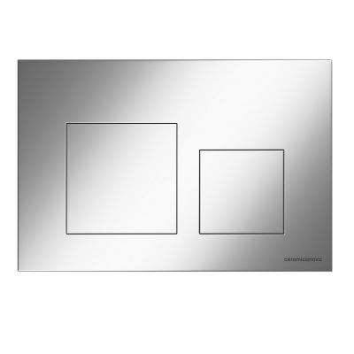 CN12-002M Ceramica Nova Кнопка смыва Balance, клавиши Square, цвет хром матовый