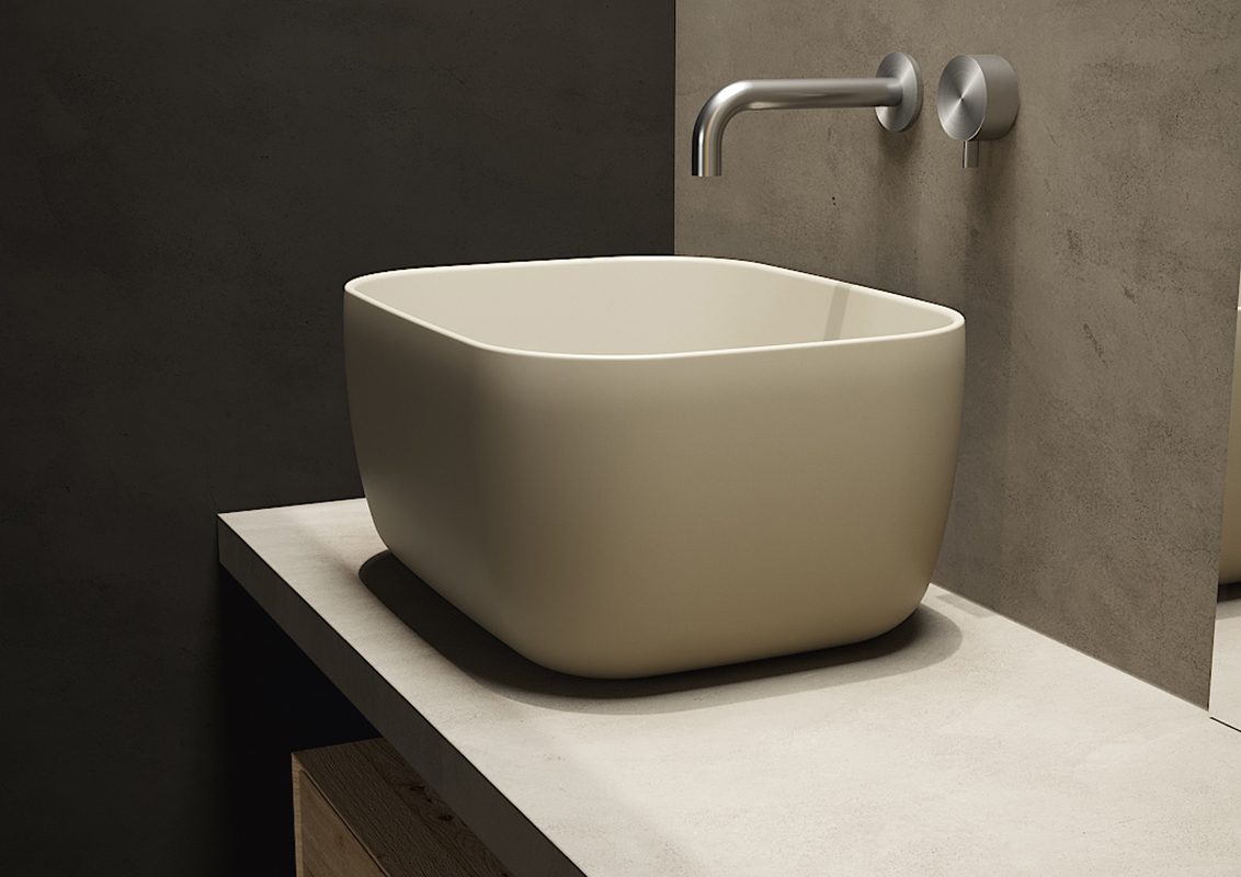 LOLA/7500 раковина на столешницу-50*40*h25см, белая