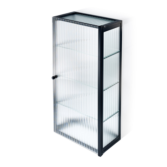 Decor Walther Glas S 3 Шкафчик подвесной 35x19x40см, цвет: черный матовый 602463