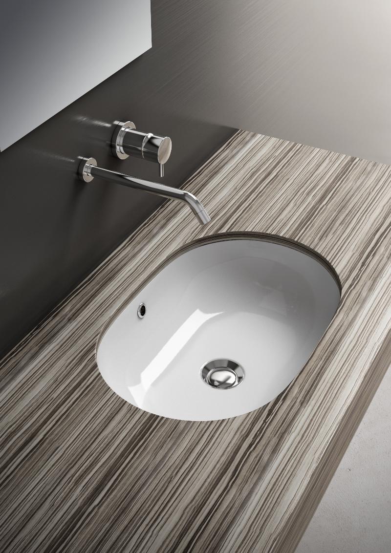 Раковина встраиваемая 55x38 Olympia Sottopiano ovale lil4455001