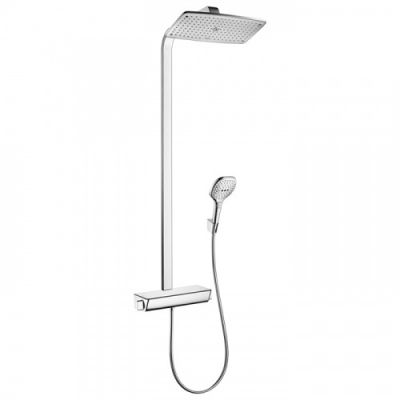 Hansgrohe Raindance E Душевая система: смеситель термостатический, верхний душ 36х19см, ручной душ, шланг, цвет: хром 27286000