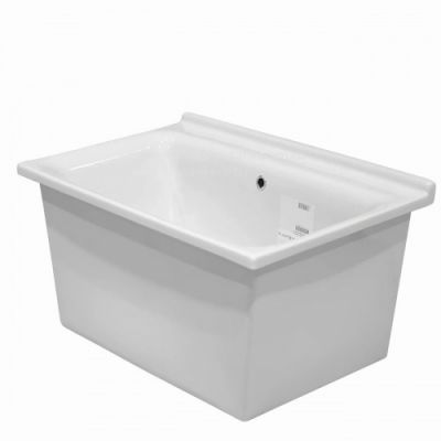 Раковина хозяйственная 75x50 глубокая, без отверстия Kerasan