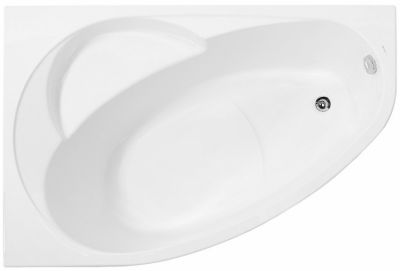 Акриловая ванна 150x100 VAGNERPLAST FLORA 150 left