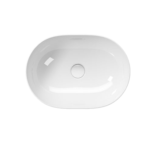 Раковина накладная 50x35 см GSI Pura 886011 белый