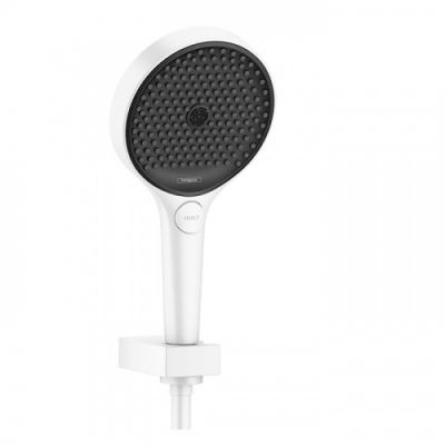 Hansgrohe Rainfinity Душевой набор (ручной душ 130мм, 3jet, держатель, шланг 1600мм), цвет: белый матовый 26852700