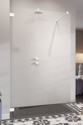 Душевая перегородка 80 см ESSENZA PRO WHITE WALK-IN
