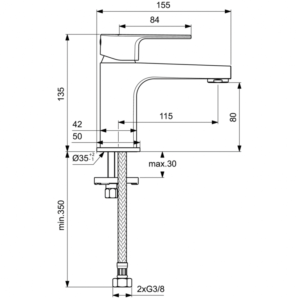 Смеситель для раковины Ideal Standard BC682AA