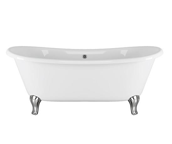 Ванна чугунная 180x80 Devon & Devon Admiral ножки Deco хром