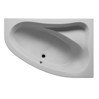 Ванна акриловая RIHO Lyra 153x100 L без гидромассажа BA6800500000000