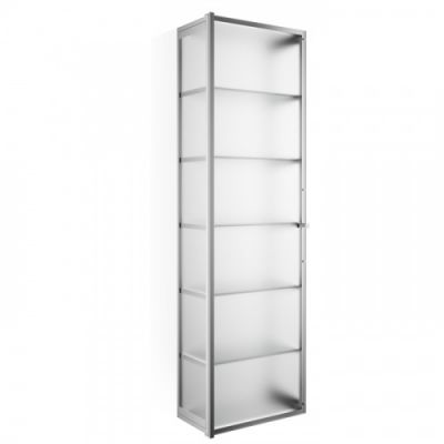 Decor Walther Glas S 4 Шкафчик подвесной 35x19x120см, стекло матовое, цвет: хром 602506