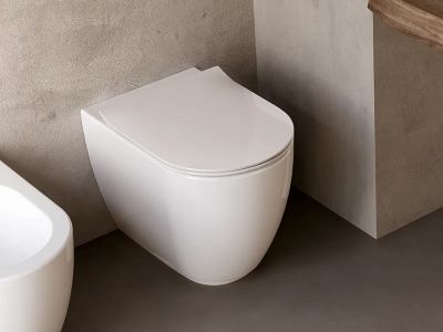 A0Y9D525 FUSION/FUTURA/CENTRICA Cиденье тонкое Softclose белое матовое