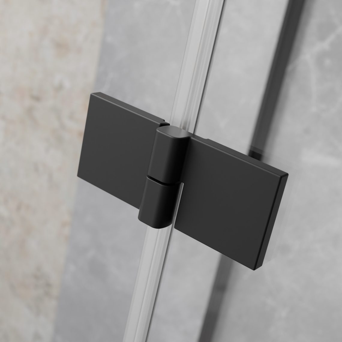 Душевая дверь 90 см Radaway Essenza Black DWJ 90 R