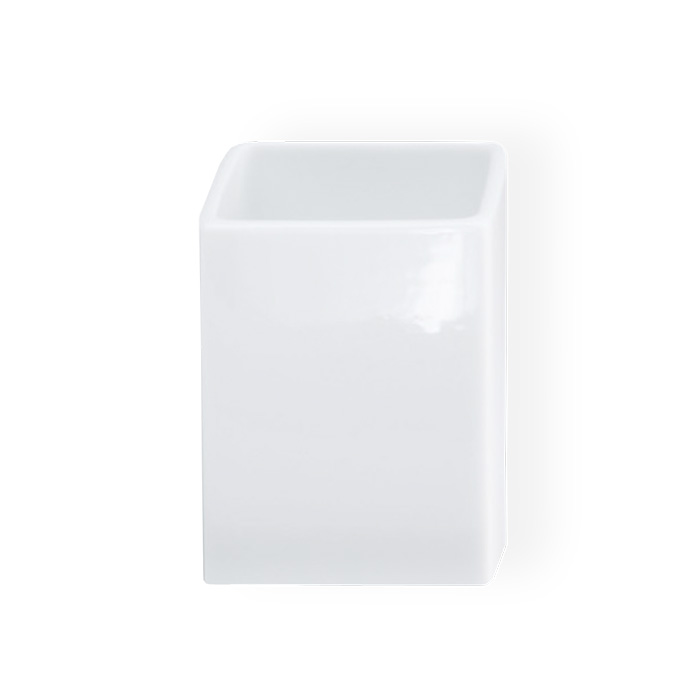 Decor Walther DW 610 Стакан для зубных шёток, фарфор, настольный, цвет: белый 834850