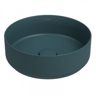 ISVEA Infinity раковина накладная d36 см, 10NF65036SV-2P зелёный изумрудный