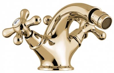 Emmevi Deco Classic, смеситель с донным клапаном для биде, цвет бронза 12014/BR