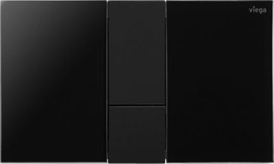 Панель смыва Prevista Viega Visign for Style 24 чёрный глянцевый матовый