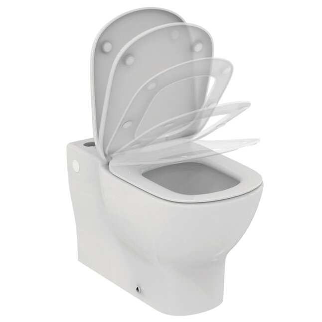 Напольный пристенный унитаз для монтажа с бачком Ideal Standard TESI AquaBlade® T008201