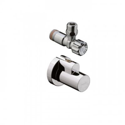 Hansgrohe Угловой вентиль,с декоративной накладкой, цвет: шлифованный никель 13954820