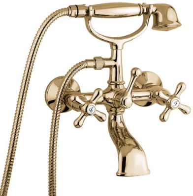 Emmevi Deco Classic, смеситель с ручным душем для ванной, цвет бронза 12011/BR