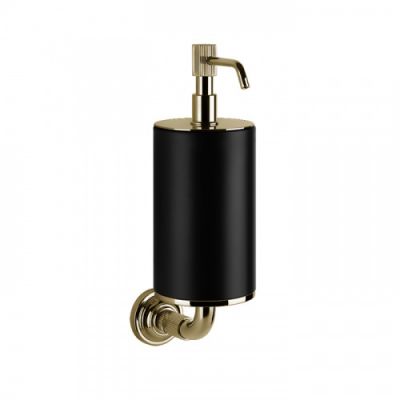 Gessi Venti20 Дозатор для жидкого мыла подвесной, цвет: черный, фурнитура Brass PVD 65414#710