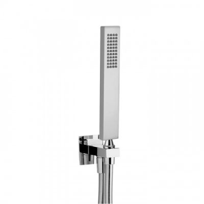 Cisal Shower Душевой гарнитур: ручной душ, шланг 150см,вывод с держателем, цвет: хром DS01886021