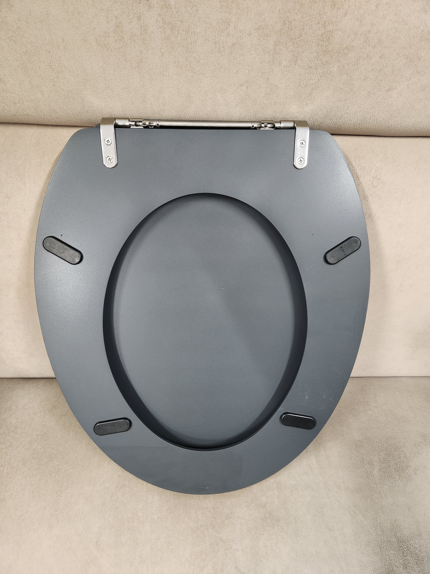 Nic Design MONOLITE сиденье с крышкой для унитаза Slim, цвет антрацит