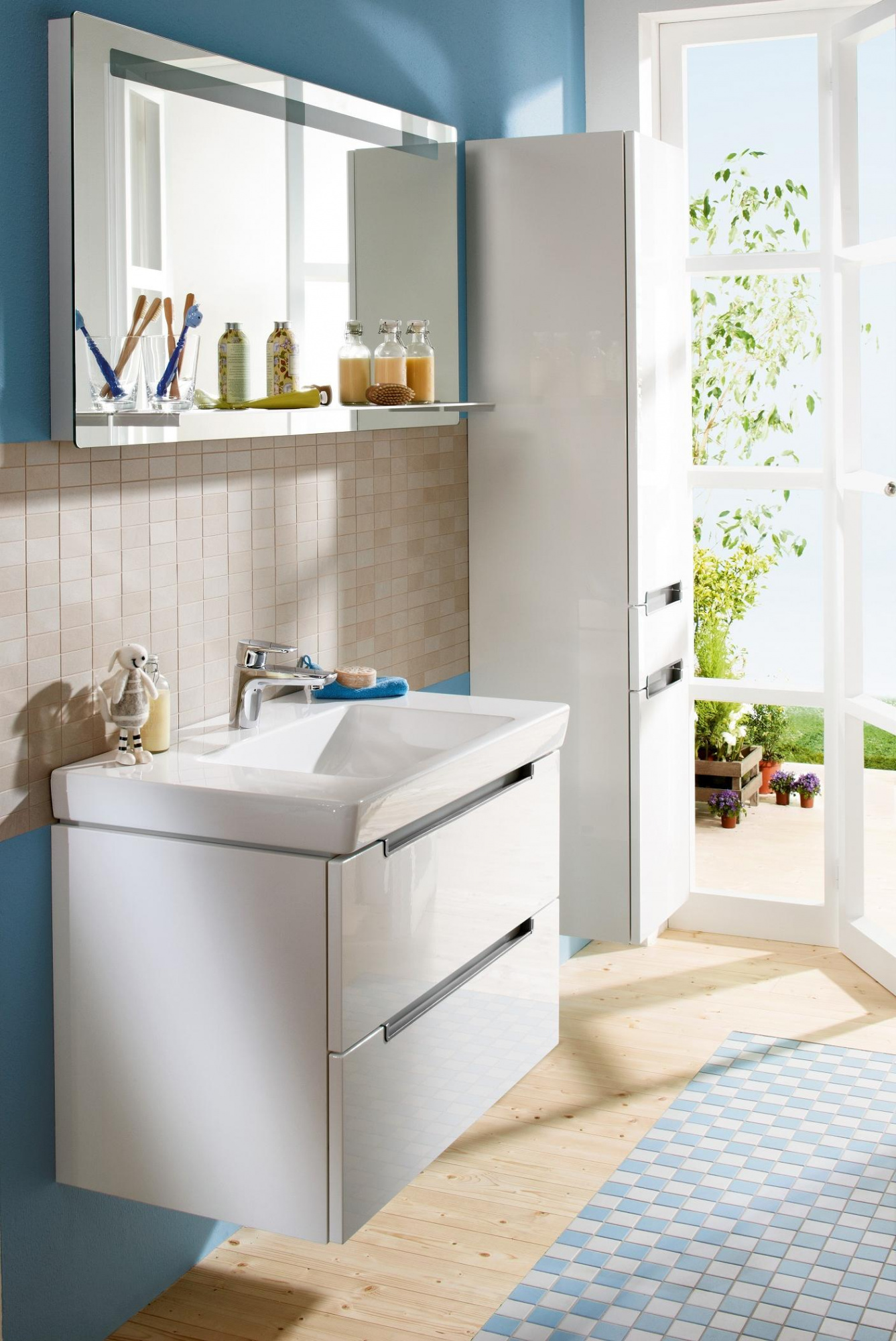 Тумба под раковину Villeroy&Boch Subway 2.0 A697 00DH, белый глянец