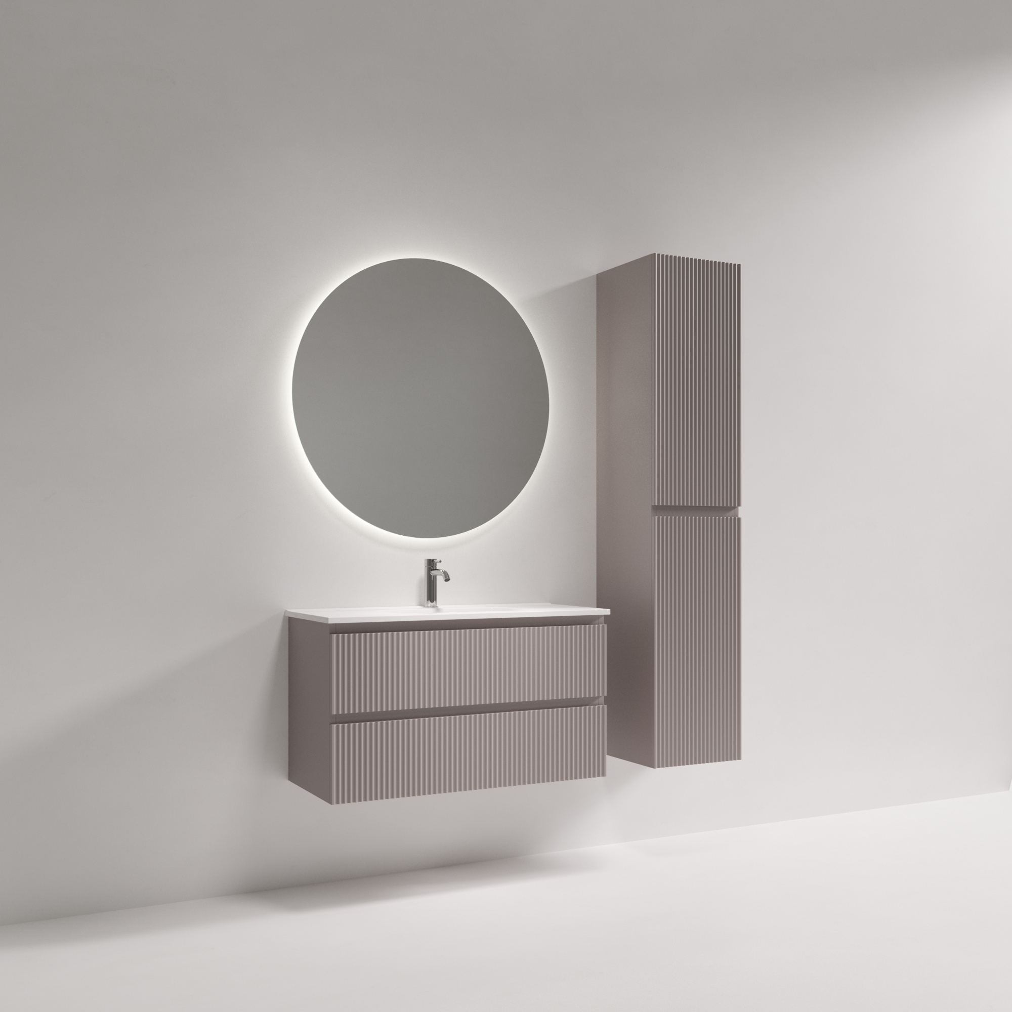 SNR90/39SM Ceramica Nova Тумба подвесная SANCOS Snob R 890х390, Doha Soft, арт.SNR90/39SM